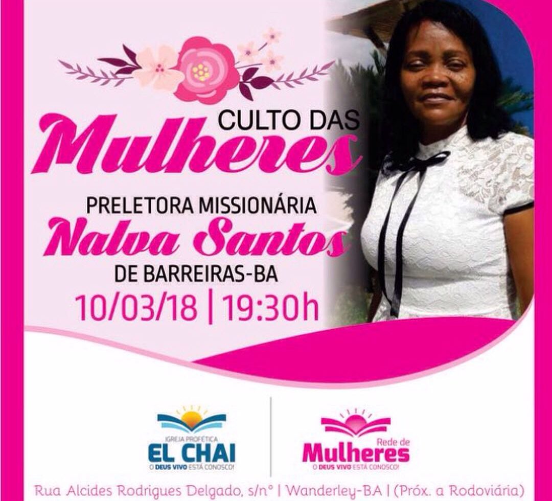 Culto das mulheres em Wanderley-BA